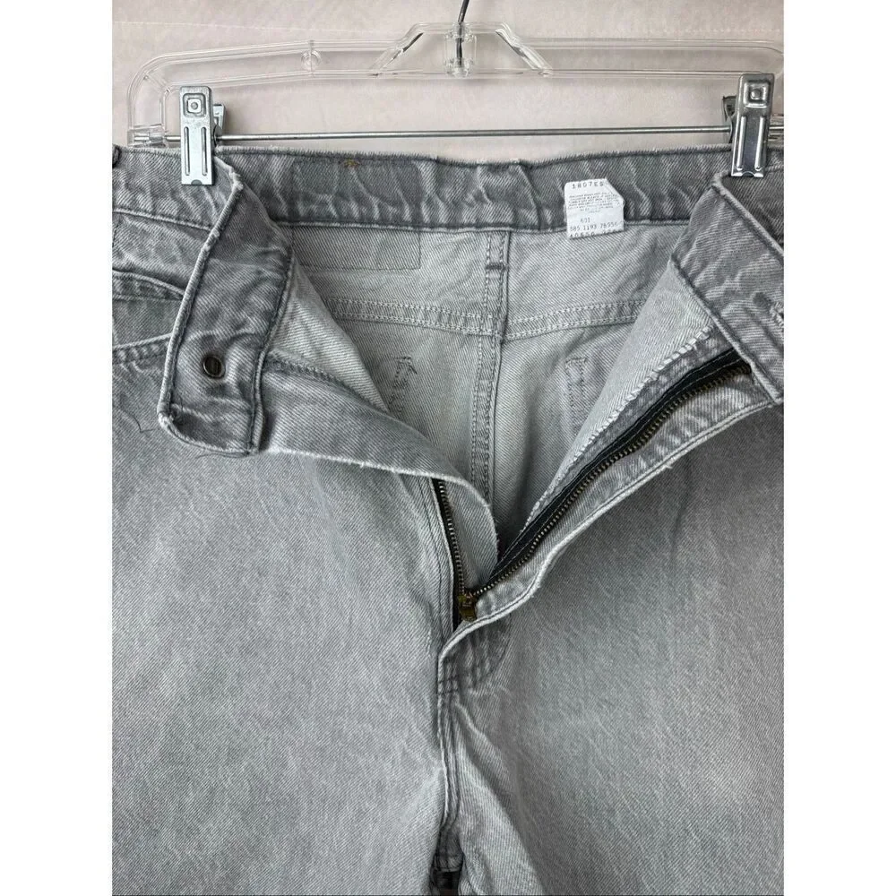 Vintage Men’s Orange Tab Levi’s 550 Light Gray RARE 34x29” 11/93
